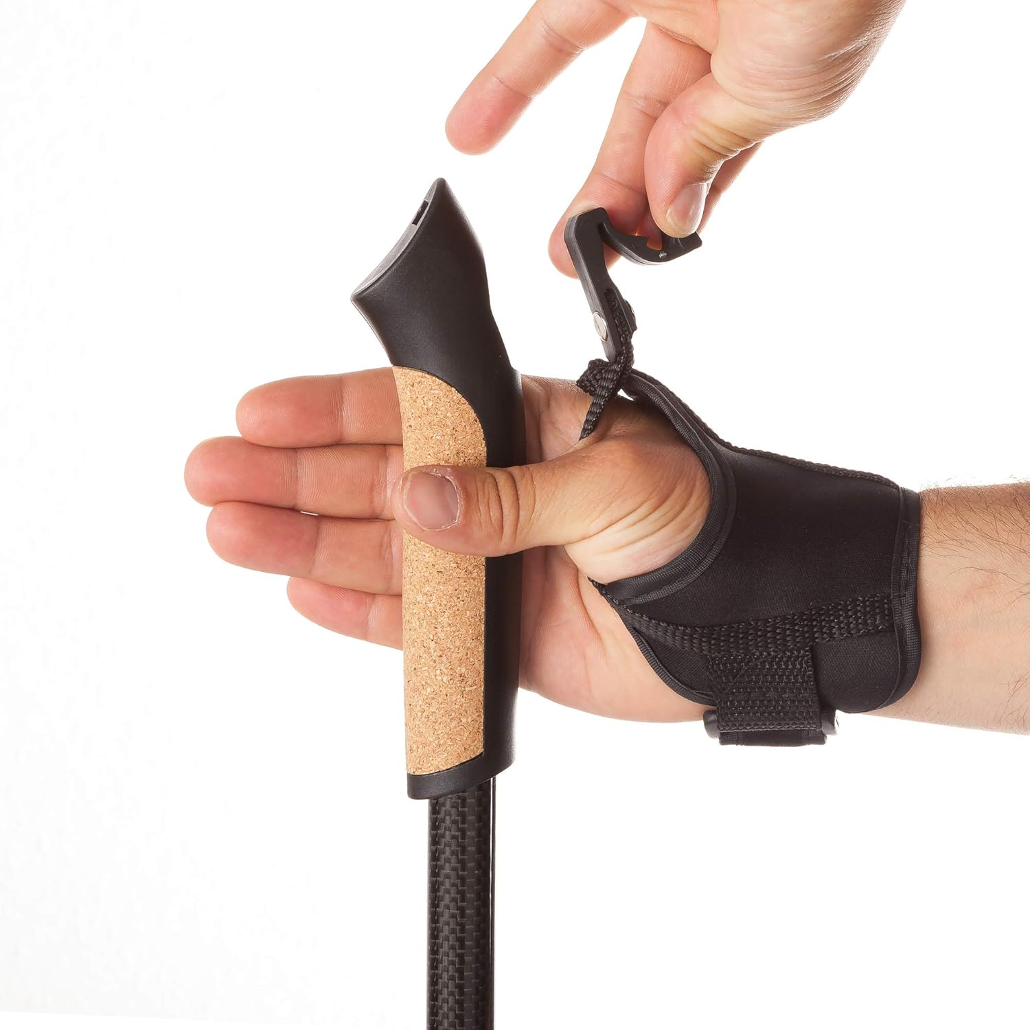 Premium Nordic Walking Poles | Adjustable, Ultralight 6.7 Ounces, 25"-53" Telescopic Twist Pole, 100% Carbon | Trekking Poles, Hiking Poles, Walking Sticks for Women & Men - Image 8