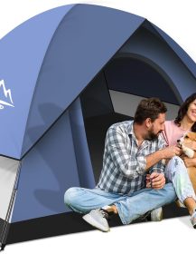 Tents for Camping,3-4 Person Camping Tent,Waterproof and Windproof Tent, Easy to Set up Outdoor Dome Tent for Outdoor Activities, Adventure, Festivals, Backyard,Hiking.